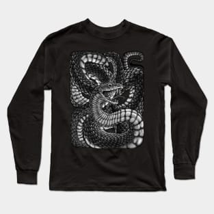 Snake in a Box B&W Long Sleeve T-Shirt